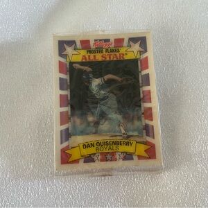 NWT Dan Quisenberry Kellogg's Frosted Flakes All Star Card
